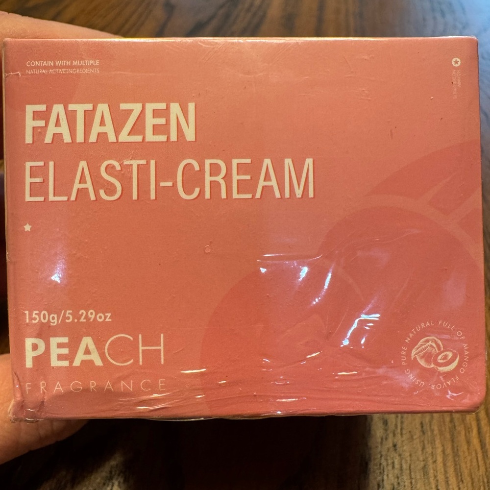 Fatazen Elasti-Cream Peach Scent Moisturizer 150g/5.29oz for All Skin Types